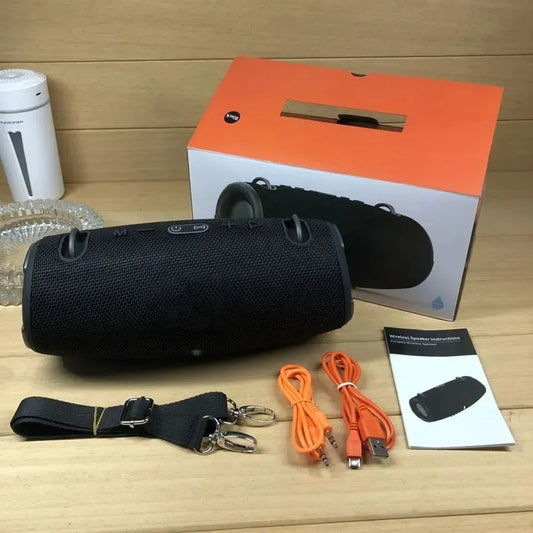 Portable Waterproof Bluetooth Speaker with Deep Bass - 15-Hour Playtime