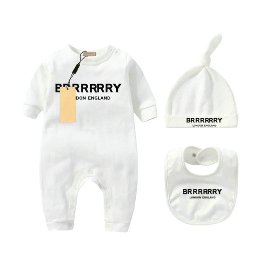 Unisex 100% Cotton Newborn Romper Set - Infants' Jumpsuit for Boys and Girls