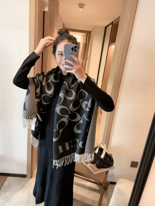 Women's 100% Cashmere Winter Scarf - Large Pashmina Wrap (195x70cm) with Gift Box